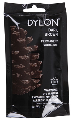 Dylon Hand Fabric Dye, Dark Brown- 50g – Lincraft