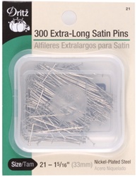 DRITZ D21 Extra-Long Satin Pins
